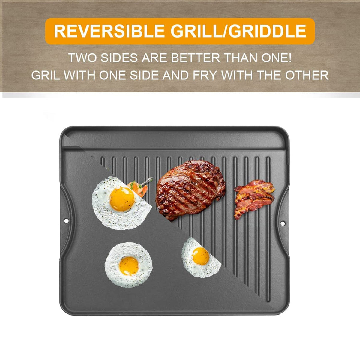 AJinTeby care tips: light oil after use to extend griddle life