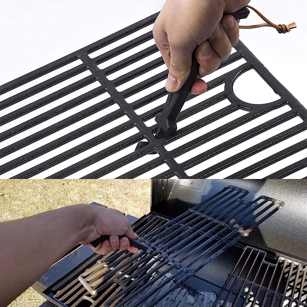 AJinTeby grill grate lifter safety-focused tool for secure adjustments.