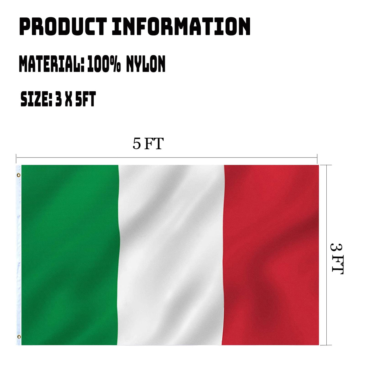 AJJSUE Italy flag gift idea for flag enthusiasts