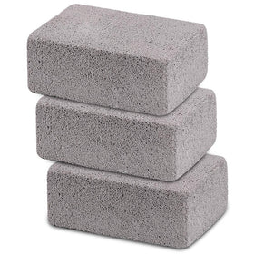Ajmyonsp griddle cleaning brick 3-pack for safe, non-scratch cleaning on hot surfaces.