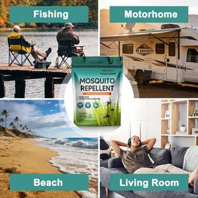 AJOQFKTD mosquito-repellent-ball-pack-8 bundle enables flexible placement for full coverage.