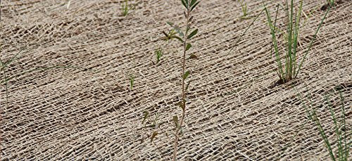 AK Trading Co garden bed erosion reinforcement with jute blanket