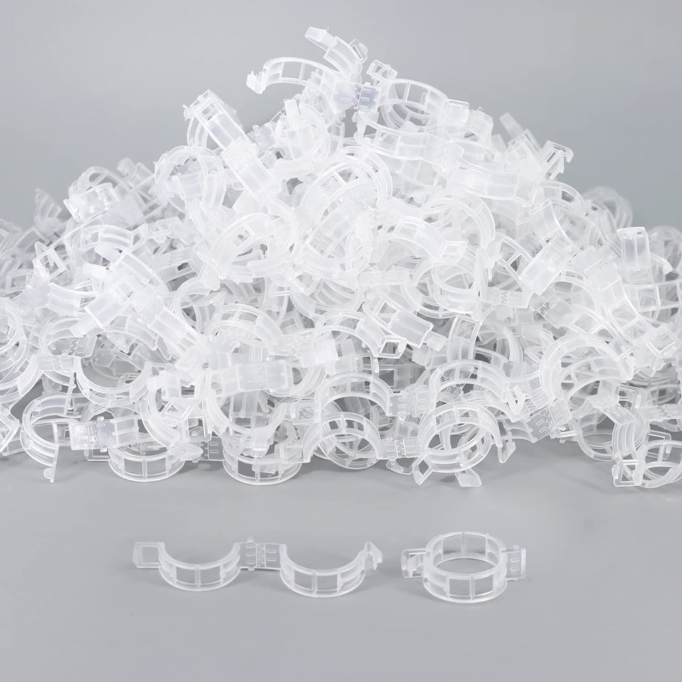 AK1980 tomato clips 100 pcs pack securing stems for upright growth and stake support
