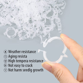 AK1980 weather-resistant PP clips protect vines without damage in garden and greenhouse