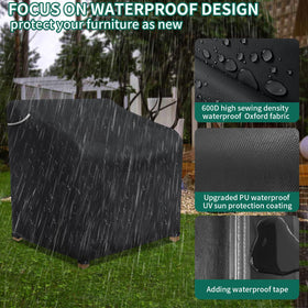 AKEfit all-season protection keeps furniture looking fresh through rain, sun, and snow.