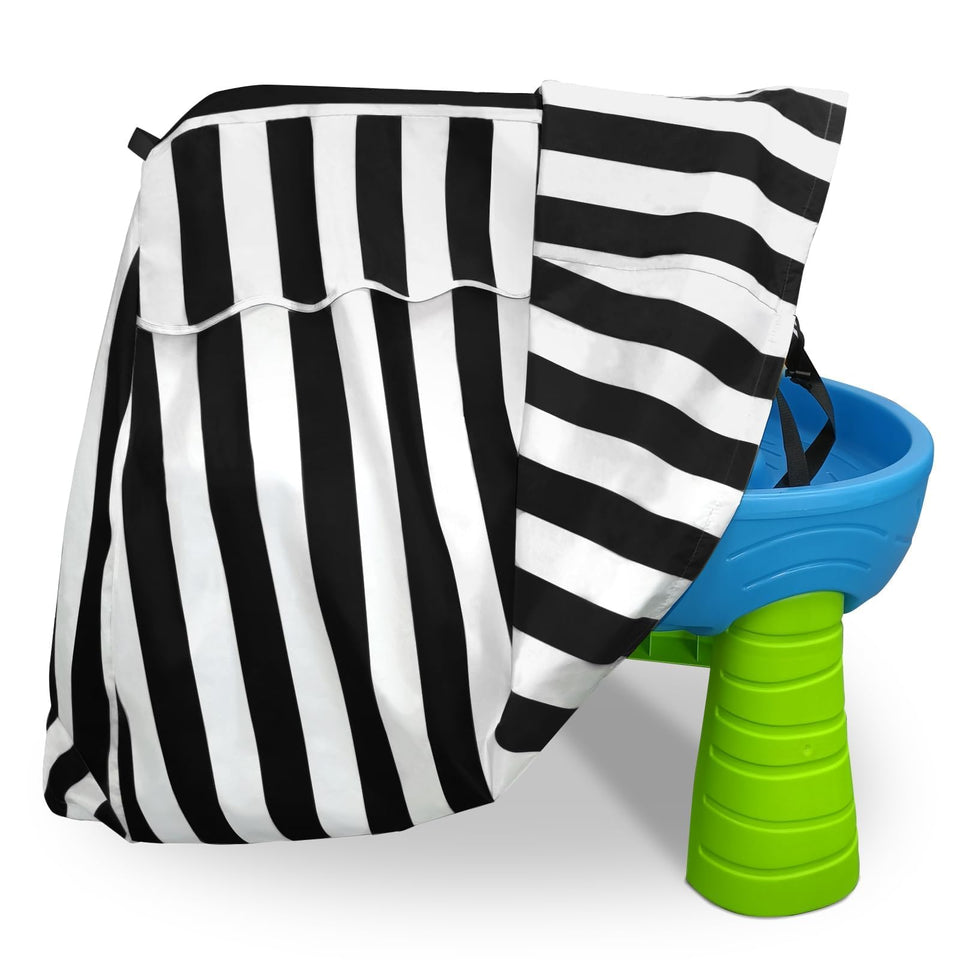 AKEfit kids water table cover with rain-dustproof protection keeps play area dry.