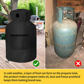 AKEfit propane cover vents to improve airflow and reduce condensation.