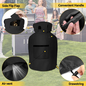 AKEfit propane cover dimensions 7x13x19-5 fit standard tanks.