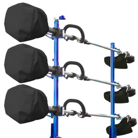 AKEfit Trimmer Engine Cover heavy-duty black protects tools from weather and debris.