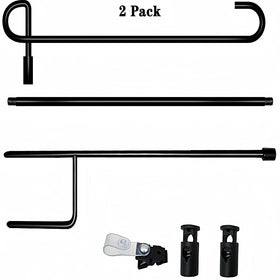 Complete set includes flag stoppers for secure positioning.
