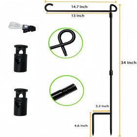 Akeydeco packaging includes stands clips and stoppers