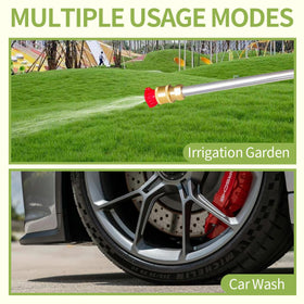 Aklimida blue outdoor nozzle blends with tools while providing reliable cleaning performance