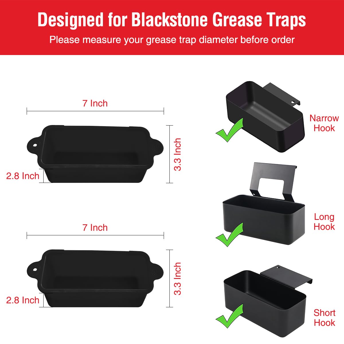 AKSDTH liner in use on a 36-inch Blackstone griddle catching grease