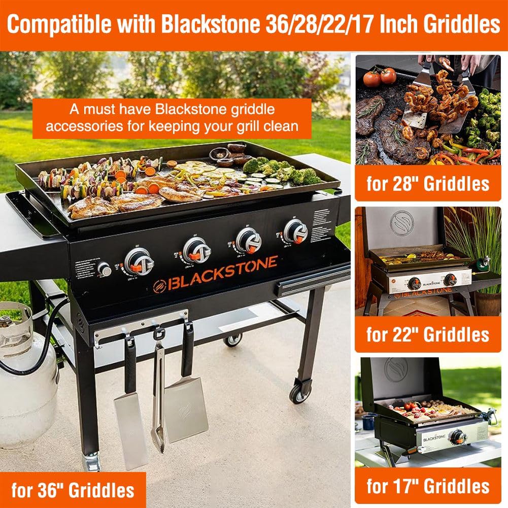 AKSDTH two-pack grease cup liners fit 36-28-22-17 inch Blackstone grills.