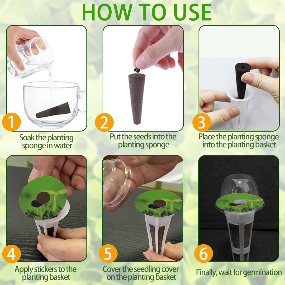 Aksiqee 30 pod labels with sticky PVC stay put during gardening tasks
