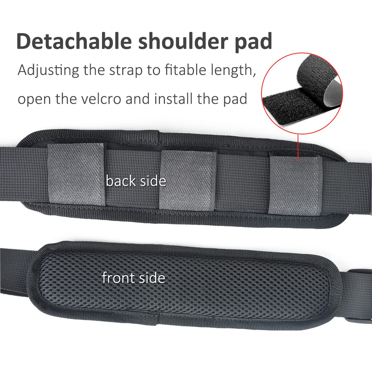 AKUATUZ quick-release buckles enable easy wearing and detaching.