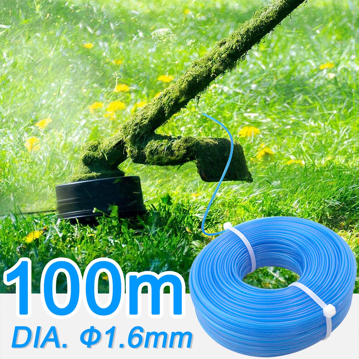 Akuoly 1.6 mm diameter line supports consistent feeding and durable performance.