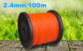 Akuoly orange visibility trimmer line in action for clean edges.