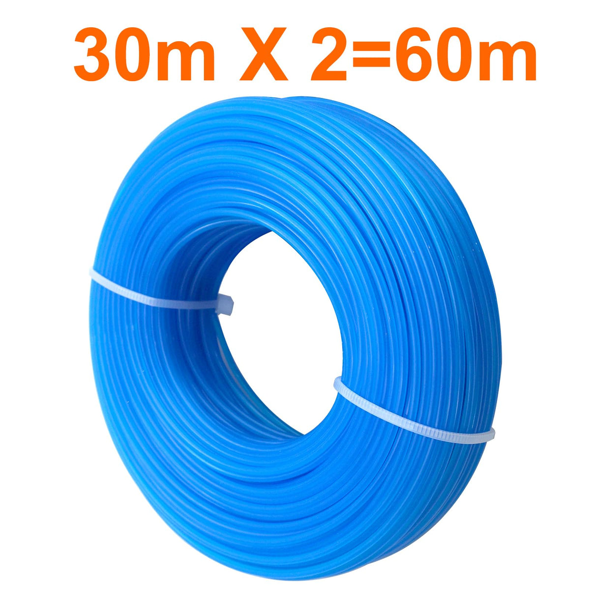 Akuoly trimmer line spool pack total 60m for easy replacement.