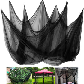 Alaeseje mosquito netting over patio protects crops while staying breathable