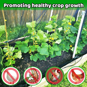 Alaeseje plant cover netting supports healthy crop growth.