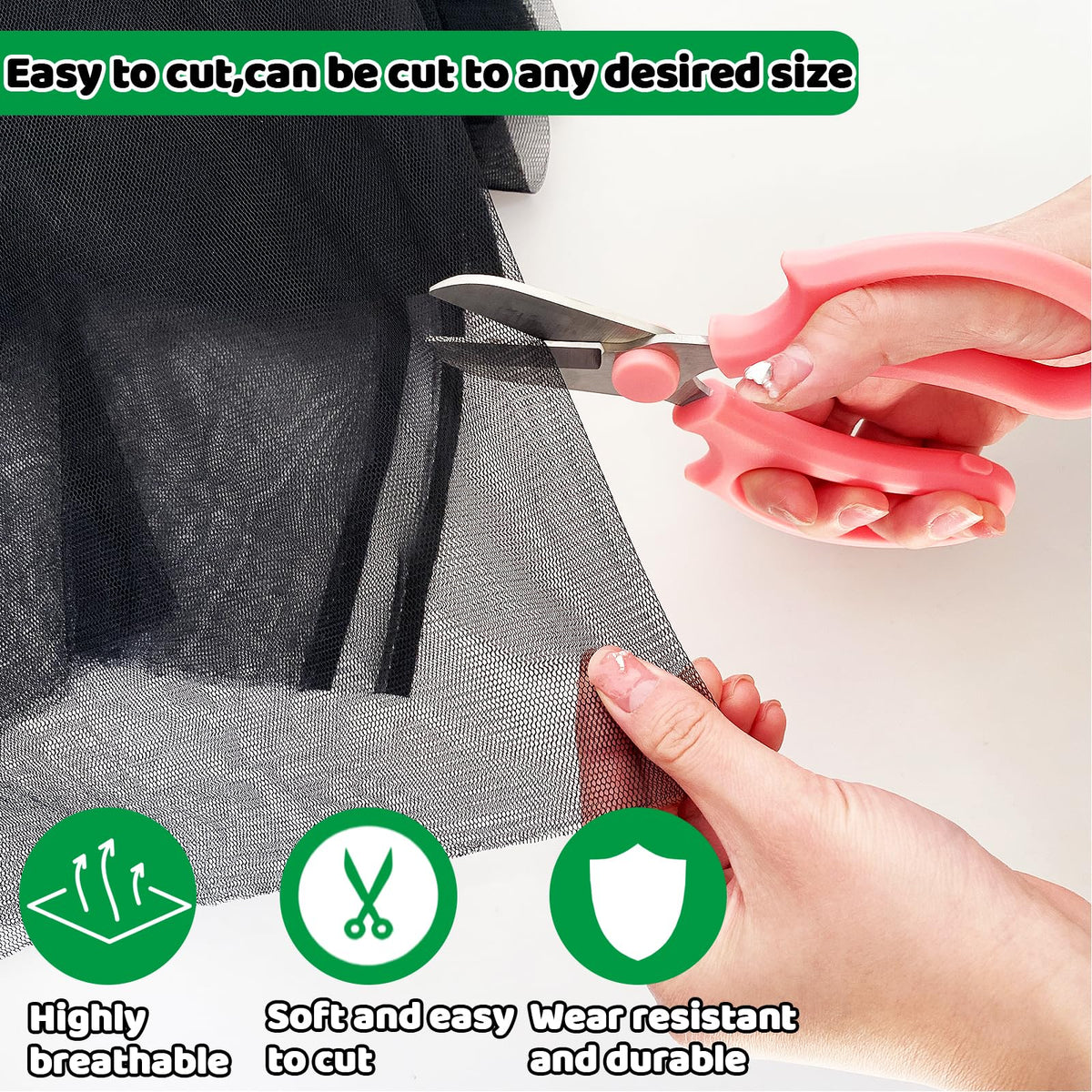 Alaeseje vegetable fruit protection net secured with stakes for easy fit