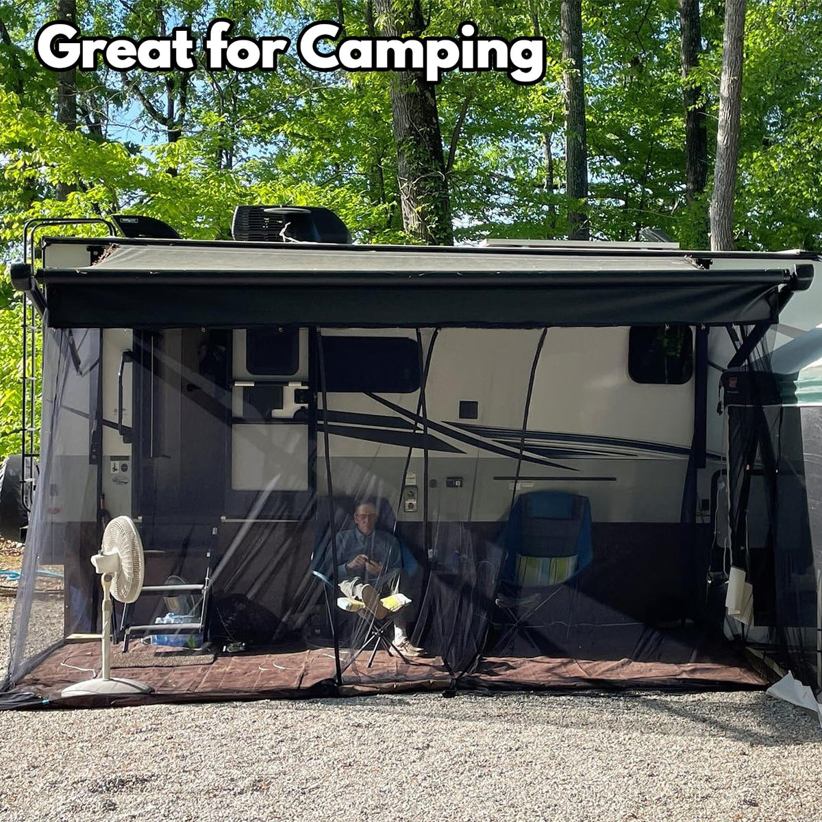 Alaeseje waterproof sunproof mesh for year round use.