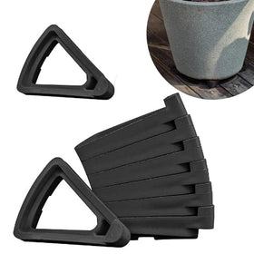 alalalight pot feet toes with triangular design offer stable planter elevation for airflow.