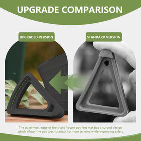 alalalight water drainage raises pots to prevent root rot.