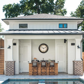 Alarllok bronze outdoor clock designed for all-weather durability