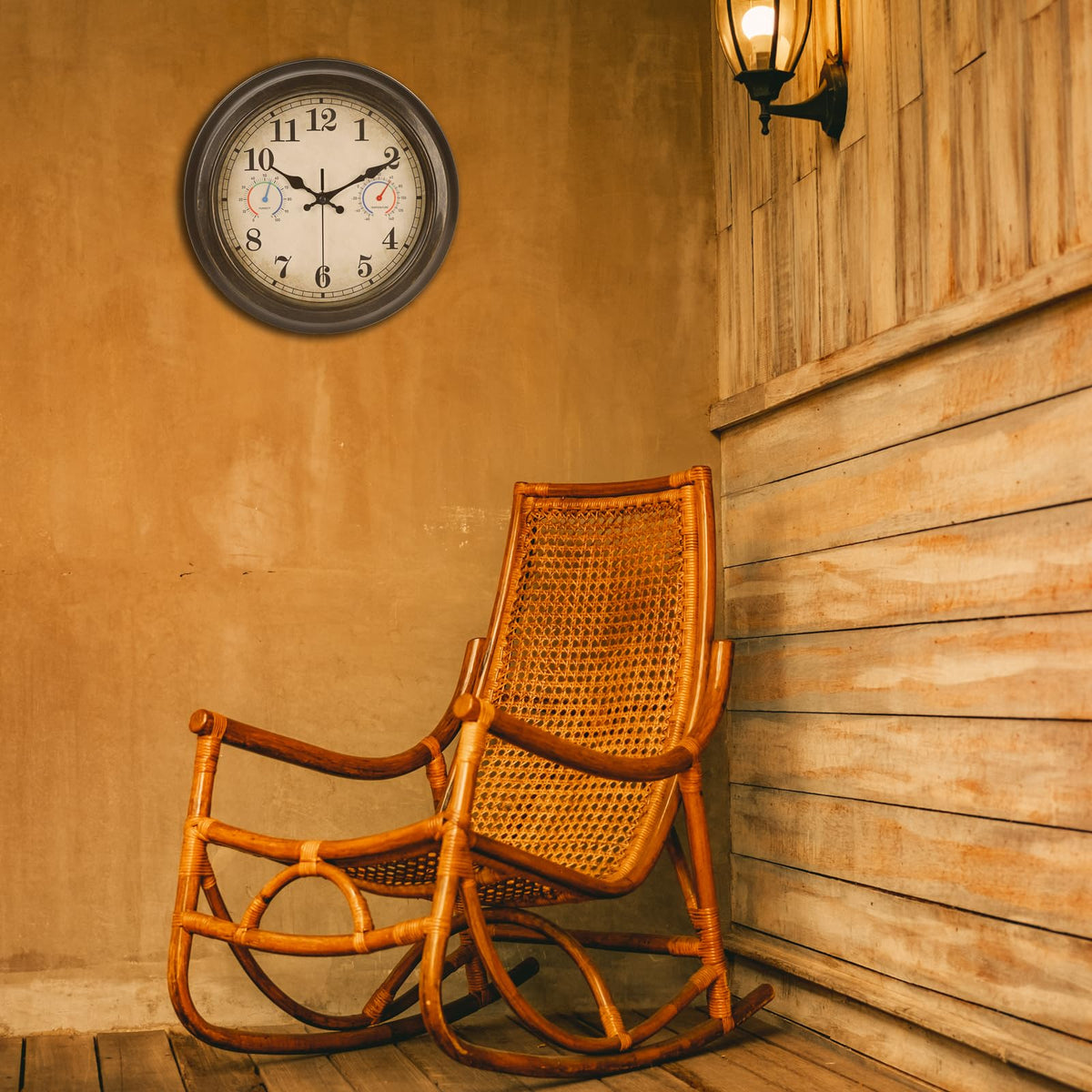 Alarllok quartz movement ensures precise outdoor timekeeping