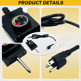 ALAYAO compatible with skillet and griddle for versatile replacement power cord.
