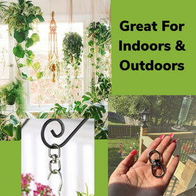 ALAZCO nickel-plated outdoor basket spinner with durable hardware