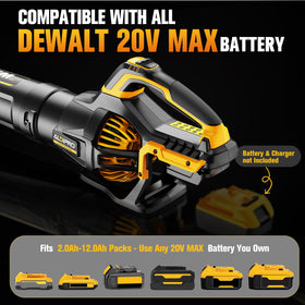 ALDIPRO 700 CFM cordless leaf blower delivering 200 mph peak power