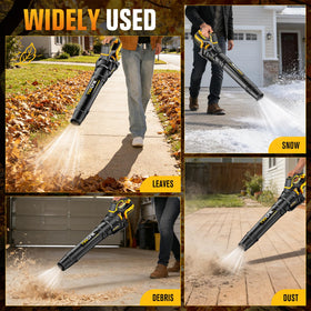 ALDIPRO versatile cordless blower for leaves dust water and snow
