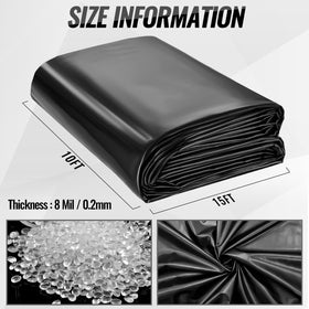 ALDMIO HDPE pond liner material highlighting durability and resilience