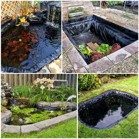 ALDMIO outdoor pond liner demonstrating long-lasting durability outdoors