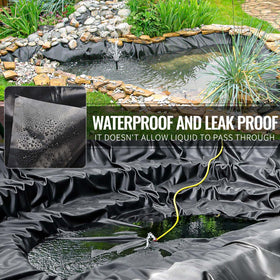 ALDMIO liner flat surface aiding easy pond cleaning and maintenance