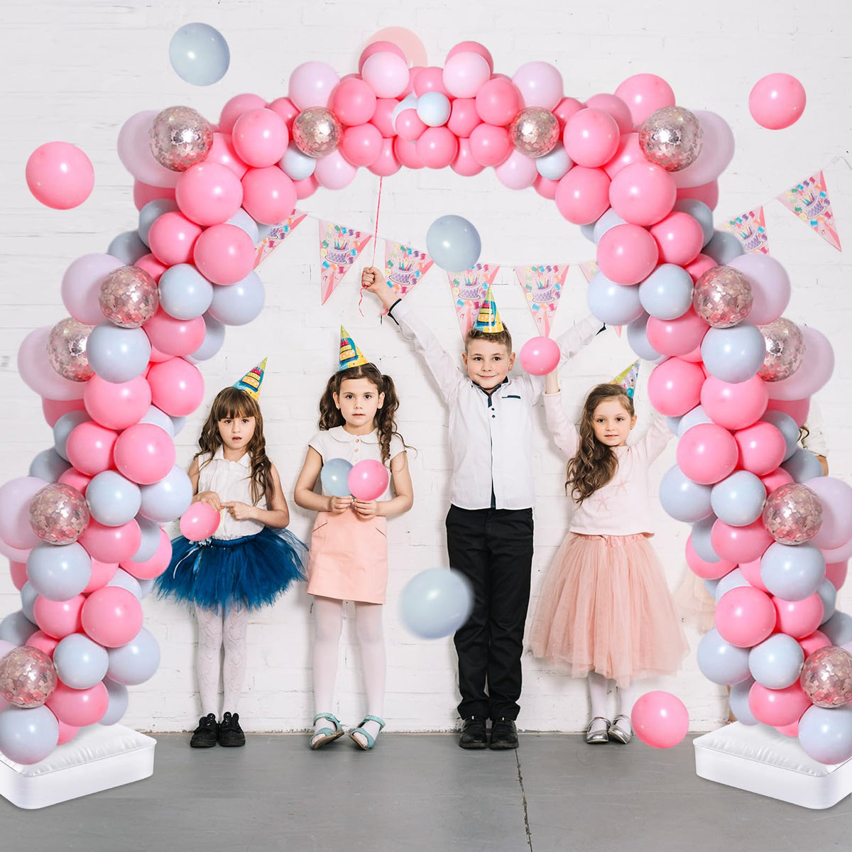 ALDMIO water weight bags stabilize balloon arches for weddings and parties