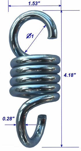 Alemon spring hardware easy to install; no extra assembly needed.