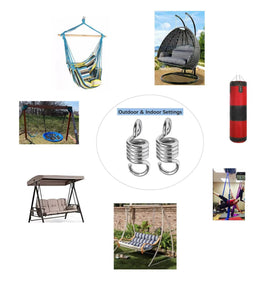 Alemon versatile hanging setup use cases for porch, garden, or indoor chairs.