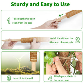 ALENEY includes adhesive tape and jute rope for secure attachment.