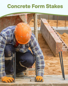 Alffun 12-inch rebar stake 20-pack offers bulk value for outdoor projects.