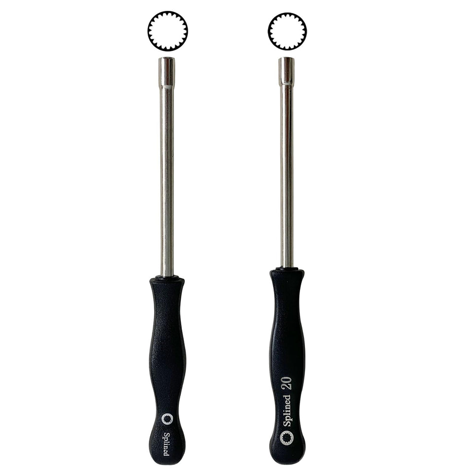 ALFUL carburetor tool with 21-teeth spline for precise idle tuning.
