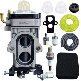 ALFUL Ruixing 150BT carburetor close-up showing precise fit for Husqvarna models
