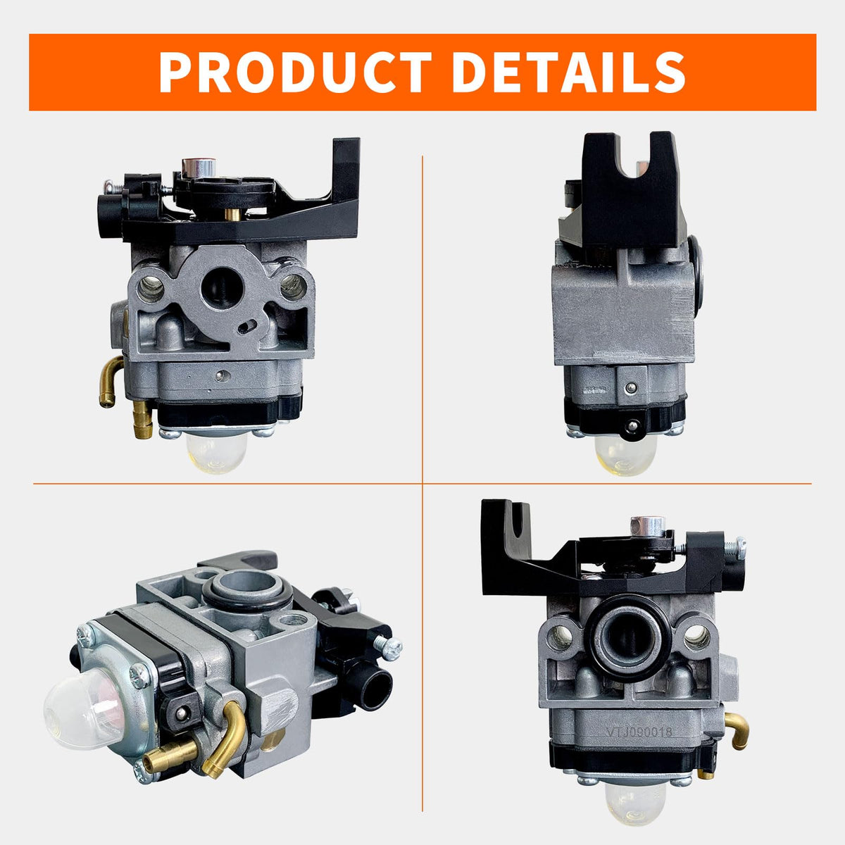 ALFUL Ruixing FG110 carburetor detail focusing on core components