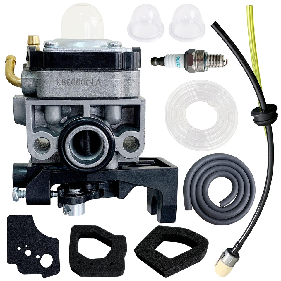ALFUL Ruixing GX35 carburetor front view showing compact body and compatibility benefits