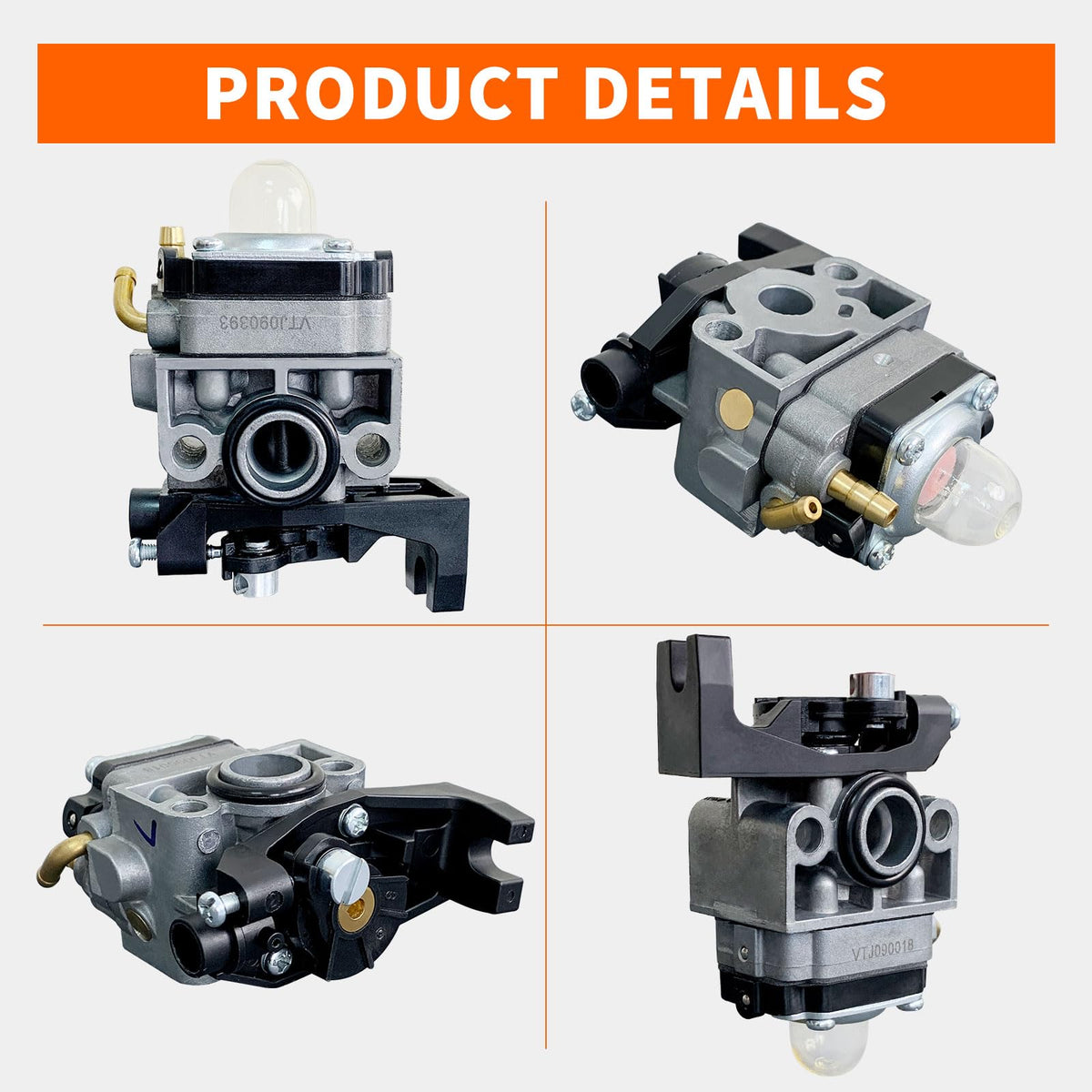 ALFUL Ruixing HHT35S rototiller carburetor top view for stable power delivery