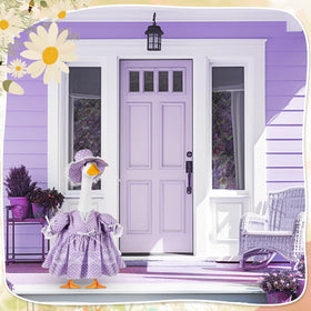 Aliceset garden goose decor enhances yard ambiance