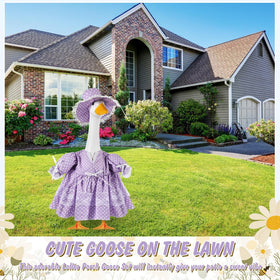Aliceset gift-ready goose outfit ideal for garden lovers